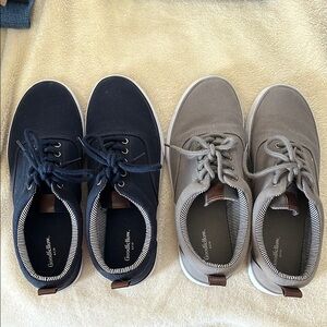 Goodfellow & Co Blue and Gray Sneakers with Knit Upper